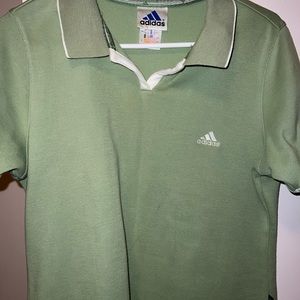vintage green adidas polo (golf?)